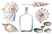 SEA DREAMS watercolor set, an Illustration by Lemaris (Thumbnail 2 of 7)