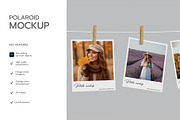 Hanging Polaroid Photo Frame Mockup, a Product Mockup by graphypix (Thumbnail 2 of 4)