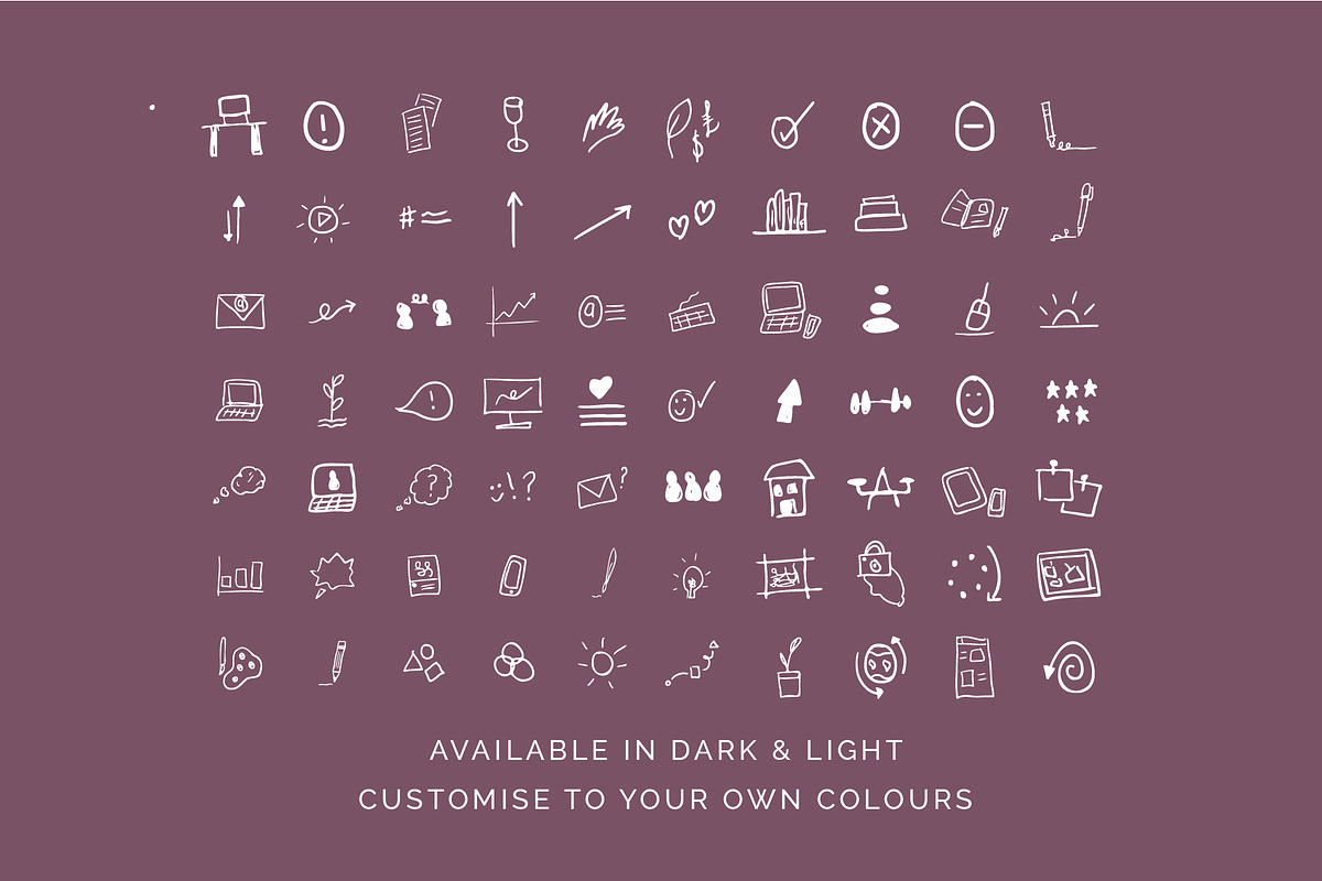 Marketing Creative Business Icons, an Outline Icon by CreativeWilderness (Photo 6 of 12)