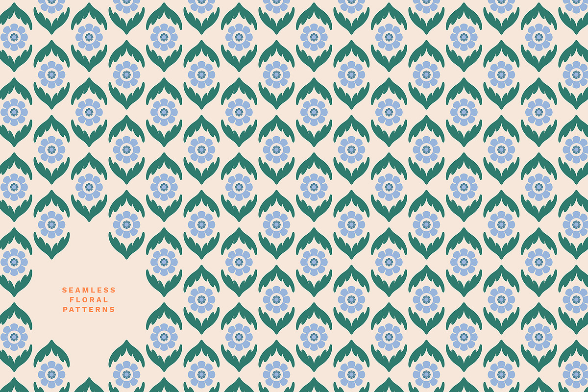 Blossom - Patterns, Shapes & Frames, a Pattern Graphic by Basia Stryjecka (Photo 23 of 35)