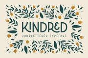 Kindred Handlettered Typeface, a Sans Serif Font by Rachel Kick (Thumbnail 1 of 9)