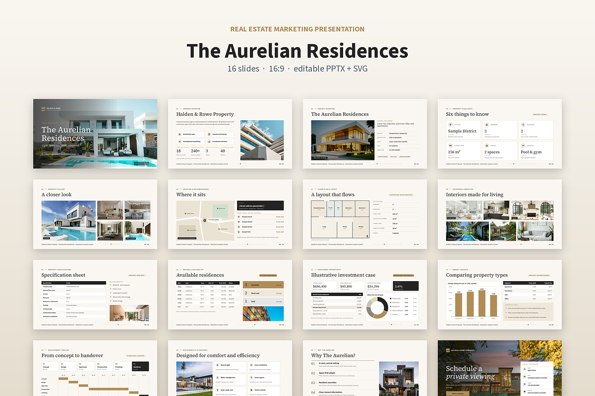 Real Estate Marketing Presentation, a Presentation Template by novexora (Photo 5 of 5)