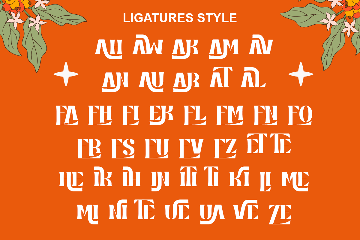 Rolinks - Rounded Display Font, a Font by RagamKata (Photo 9 of 10)