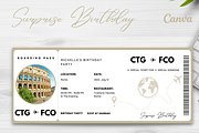 Editable Boarding Pass Template, a Card Template by YasdeyDesigns (Thumbnail 7 of 8)