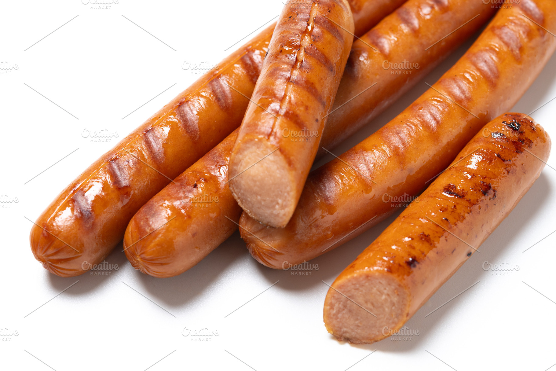 Grilled Frankfurt sausages, a Food & Drink Photo by etorres69