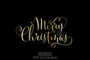 Gold Christmas Photoshop Overlays, a Graphic by Jodi Van der Kruik (Thumbnail 3 of 4)
