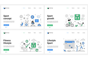 Sport, fitness and healthy lifestyle, a Sport Illustration by Lemberg Vector