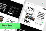Nature Hiking Guide Landing Page, a Landing Page Template by SquidPixey (Thumbnail 1 of 5)