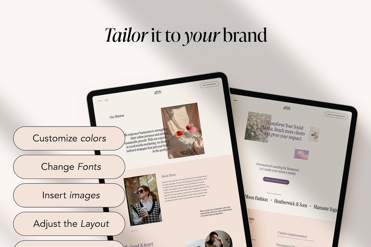 Squarespace Template Coach, a Squarespace Template by shapeshifter's friend (Photo 7 of 10)