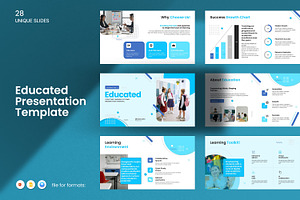 Educated Presentation Template, a Presentation Template by Slide_Genius1