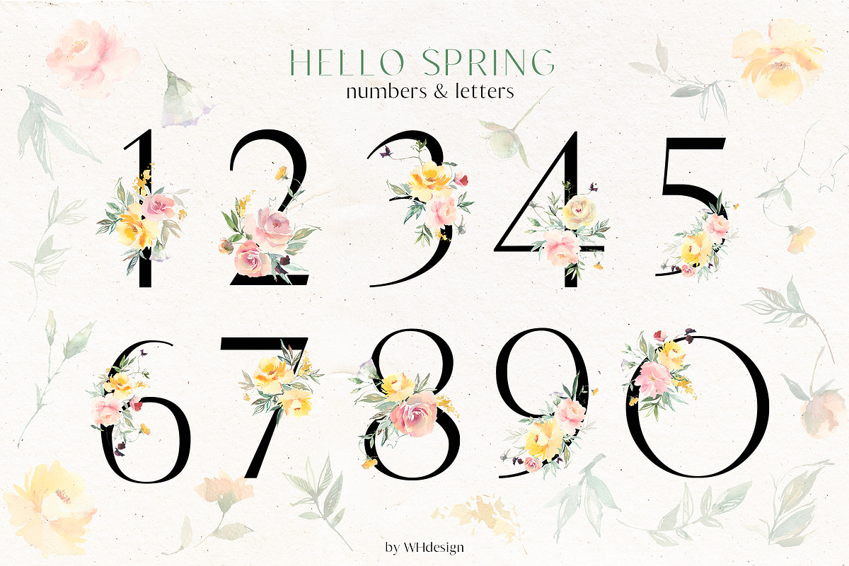 Hello Spring Watercolor ClipArt, an Animal Illustration by whiteheartdesign (Photo 19 of 24)