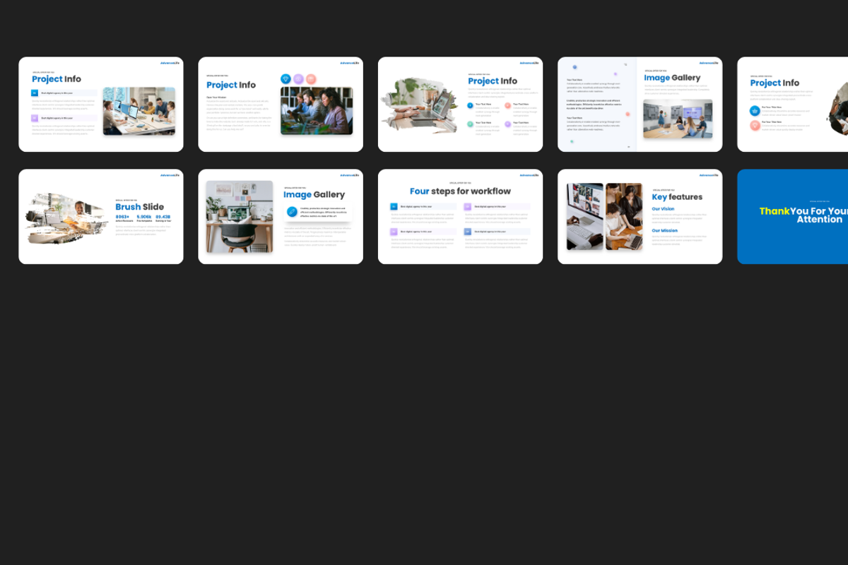 Business Pitch Deck Presentation, a Presentation Template by Hammad Arif (Photo 3 of 3)