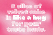 Velvet Flare - Vintage Modern Type, a Sans Serif Font by HipFonts (Thumbnail 7 of 7)