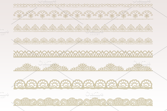 Vintage Lace Borders preview 4