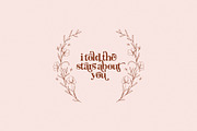 Vintage Stylist Font + Florals, a Serif Font by Creativeqube Design (Thumbnail 12 of 18)