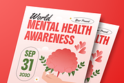Mental Health Awareness Flyer Set, a Flyer Template by Annora Studio (Thumbnail 5 of 6)
