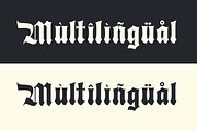 Bladge a Modern Blackletter Font, a Blackletter Font by Blankids Studio (Thumbnail 11 of 12)