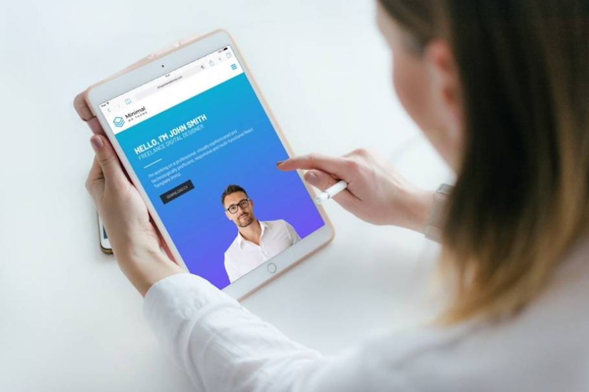 Portfolio WordPress Theme - Minimal preview 2