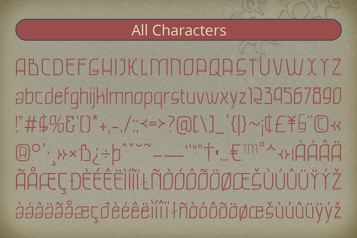 Anzuka Vintage, a Sans Serif Font by Craft Supply Co. (Photo 5 of 8)