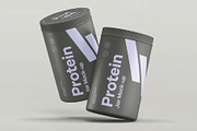 Protein Tall Jar Mockup, a Packaging Mockup by DesignRushMarket (Thumbnail 8 of 12)