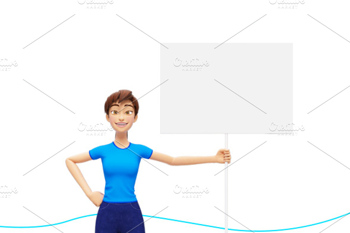 35 Jenny 3D Product Promo Mock-Ups, an iPad Mockup by Oleg Ribar (Photo 10 of 29)