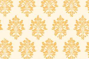 Seamless pattern seamless gold damask pattern creating a classic, a Pattern Graphic by Studio ANNA