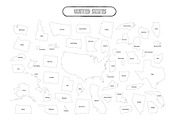 Travel Wedding Map Creator Kit II, an Illustration by Happy Monday Creative (Thumbnail 18 of 21)
