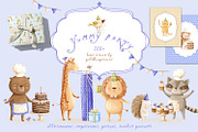Yummy party - whimsy clipart, a Decorative Illustration by polikarpovaart (Thumbnail 1 of 22)