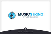 Music String Logo Template, a Branding & Logo Template by LOGOMAGINE (Thumbnail 13 of 16)
