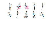 Cartoon Doctor – Set of 45 Poses, a Person Illustration by 3DMask (Thumbnail 5 of 6)