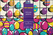 Retro Pop Easter Patterns, a Pattern Graphic by IrinaCzaran (Thumbnail 1 of 6)