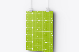 Vertical Hanging Poster Mockup