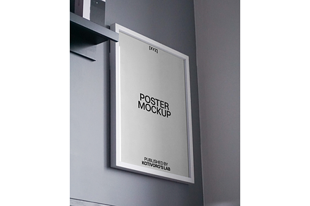Frame Poster Mockup 21, a Poster Template by Kotivoro