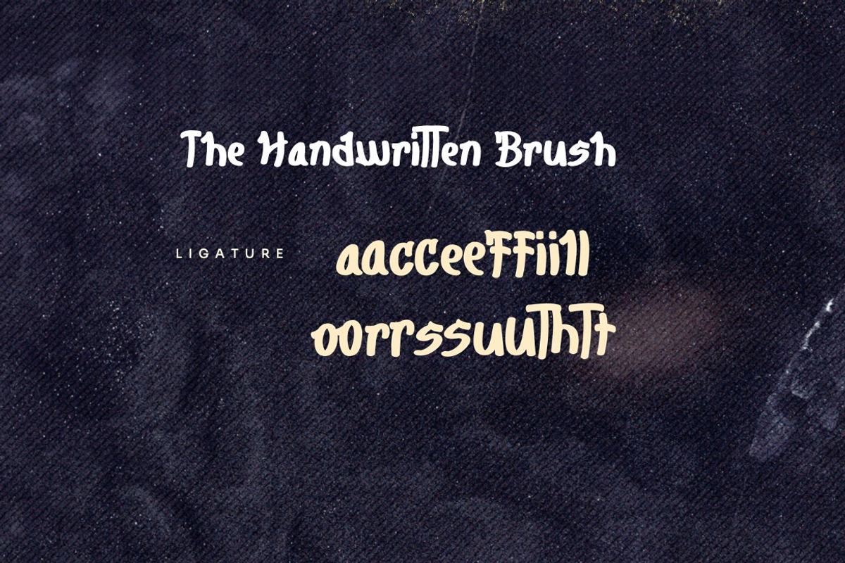 QillurTriva - Handwritten Brush Font, a Handwritten Font by Dhabee (Photo 7 of 7)