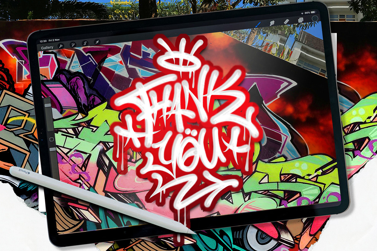 PROCREATE GRAFFITI BOMBING (SALE) preview 7