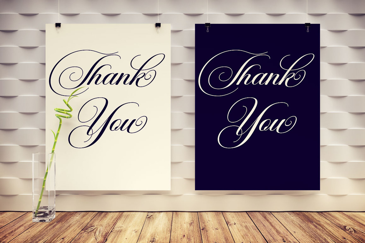Brongham Script, a Script Font by Has_rizal (Photo 12 of 13)