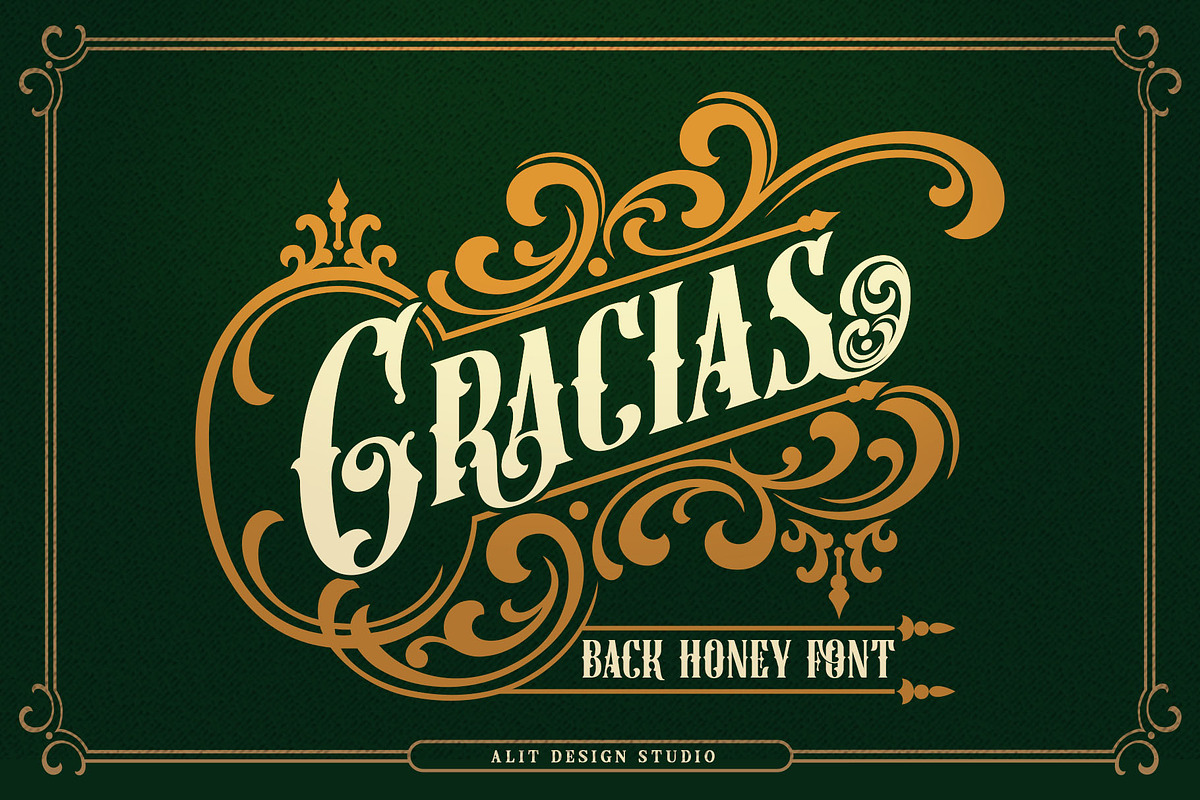 Back Honey Victorian Font, a Serif Font by alit design (Photo 15 of 17)