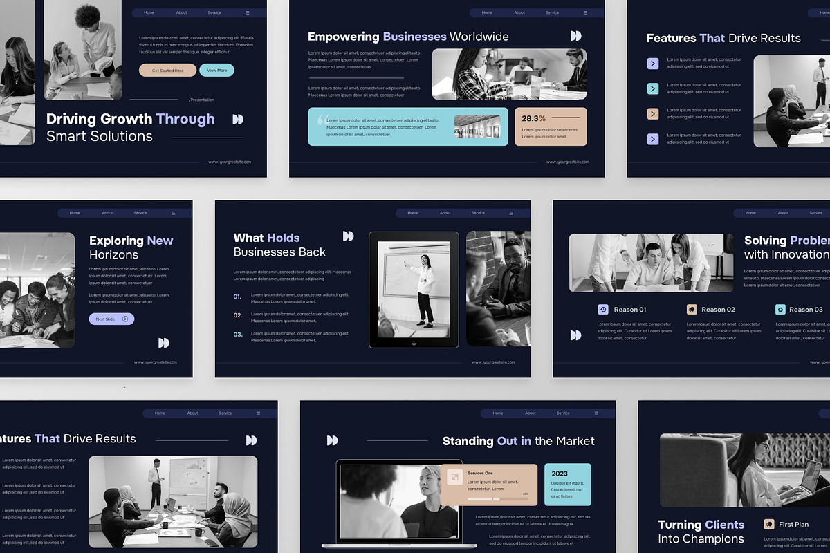 Business Selling Keynote Template preview 2