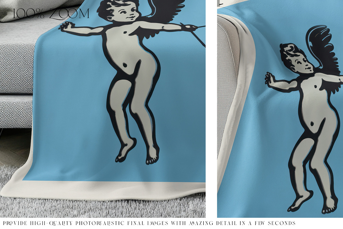 Throw Blanket Mockups, a Household Mockup by mock-ups (Photo 5 of 14)