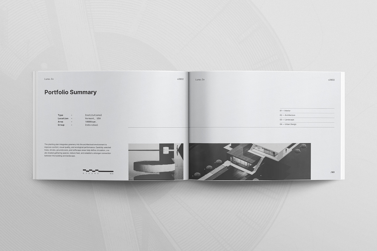 Architecture Portfolio Landscape, a Brochure Template by Studio Monova (Photo 14 of 15)