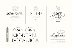 Modern Botanica | Logo Kit, a Branding & Logo Template by KetteCreate