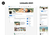 2021 Social Media UI Kit Adobe XD, a Social Media Template by Modularity Design (Thumbnail 7 of 8)
