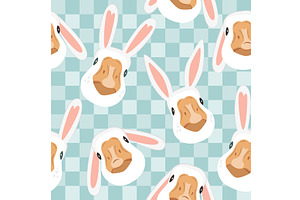 Seamless pattern with cute goose, an Object Illustration by Toltemara