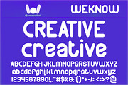 Logical Reasoning font, a Sans Serif Font by weknow (Thumbnail 2 of 8)