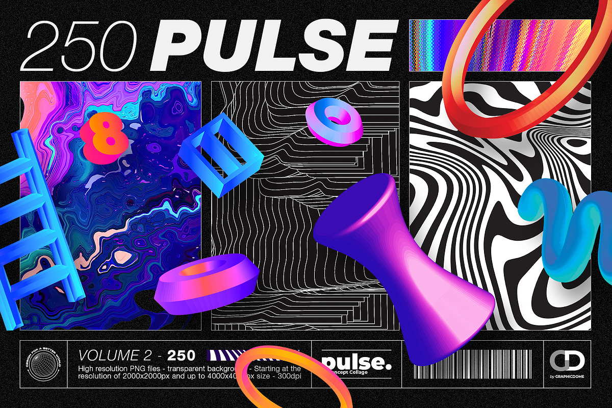Pulse 250 PNG Collage Creator, an Object Graphic by Graphicdome (Photo 2 of 22)