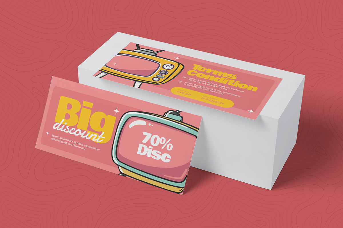 Big Discount Gift Voucher, a Print Template by Esensifiksi.studio (Photo 2 of 2)