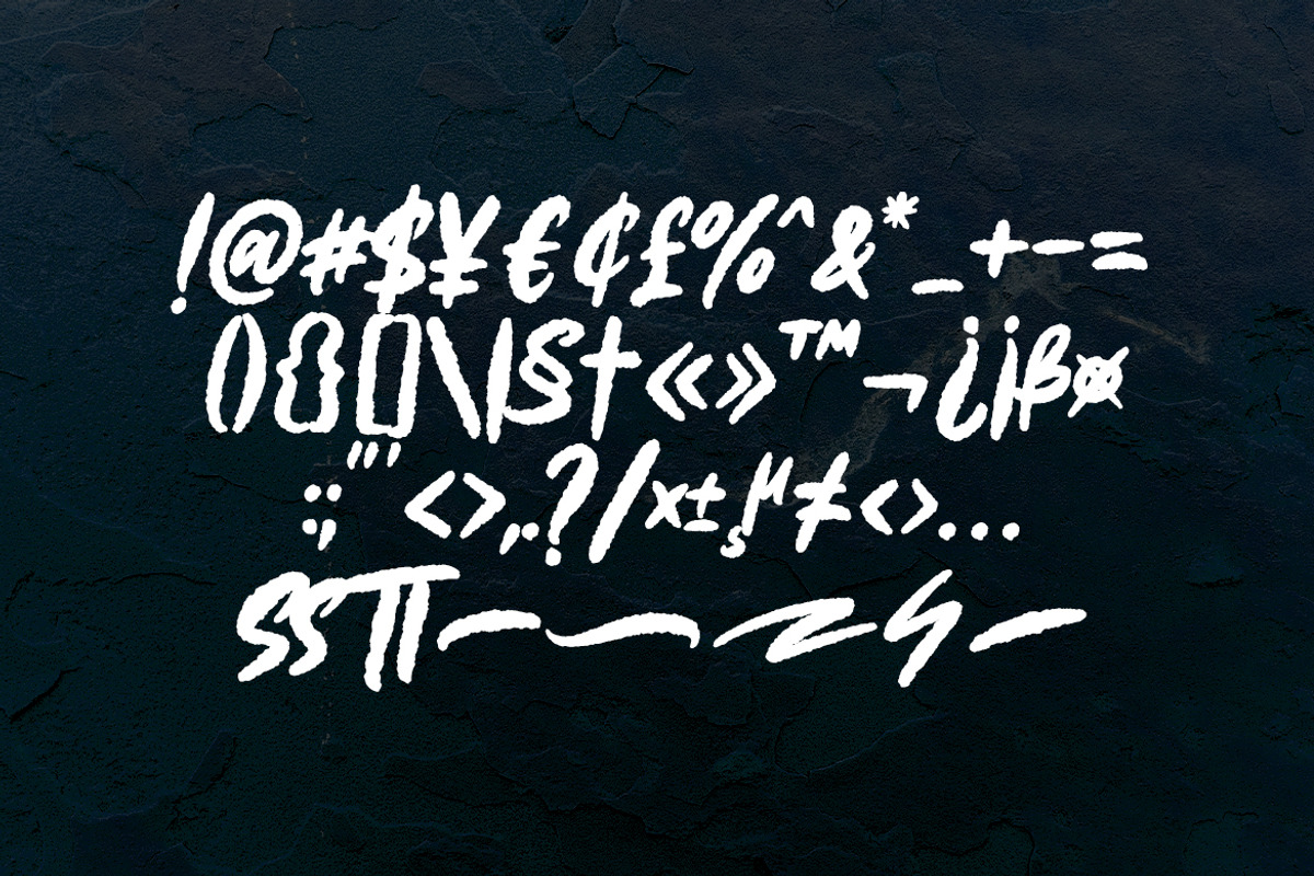 Gillattoz, a Font by Weape Studio (Photo 10 of 10)