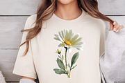 Watercolor Flower Clipart, an Illustration by DreamCafeArt (Thumbnail 6 of 6)