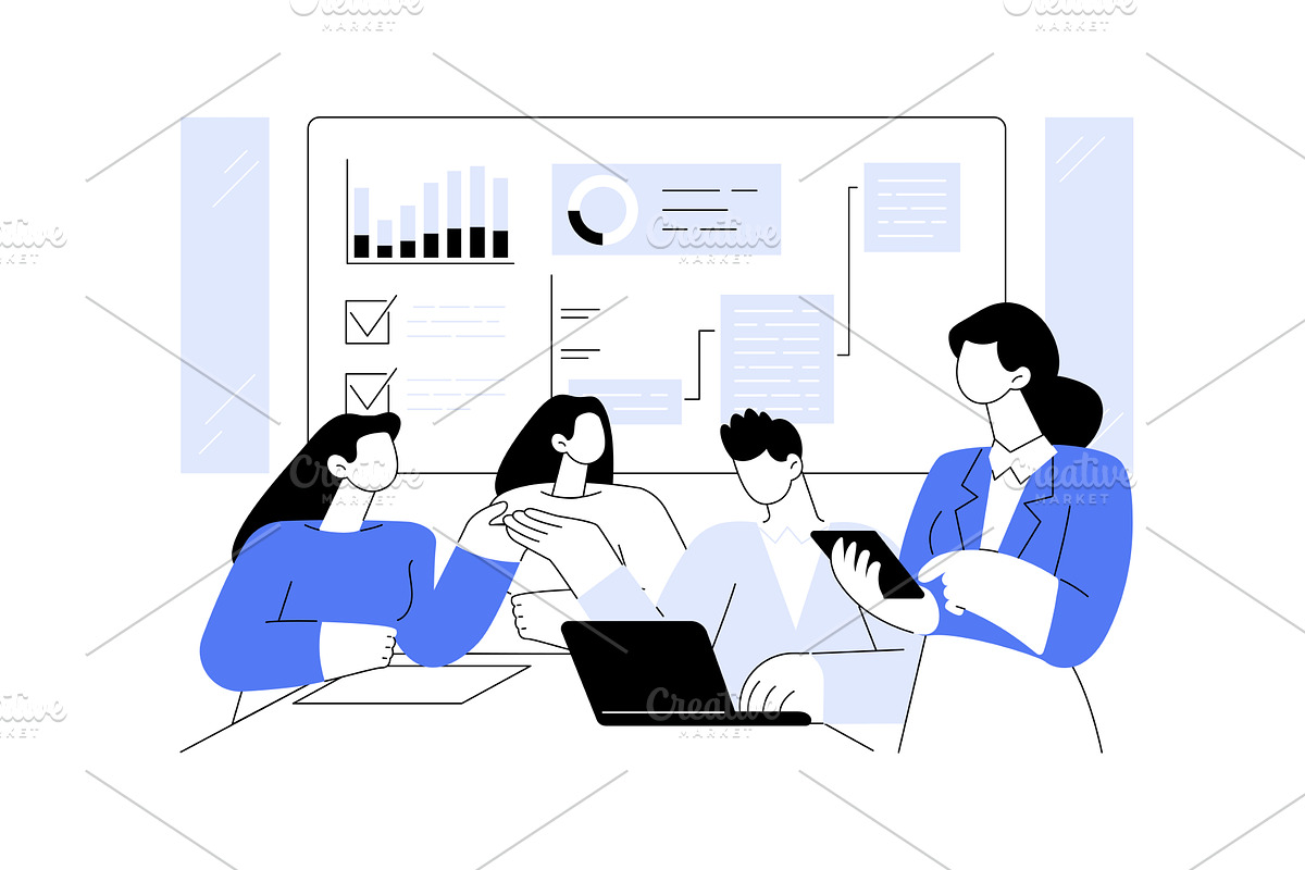 CEO abstract concept vector, a Finance Illustration by Visual Generation