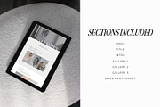 Gallery Showit Website Template, a Landing Page Template by Blush Created (Thumbnail 2 of 10)